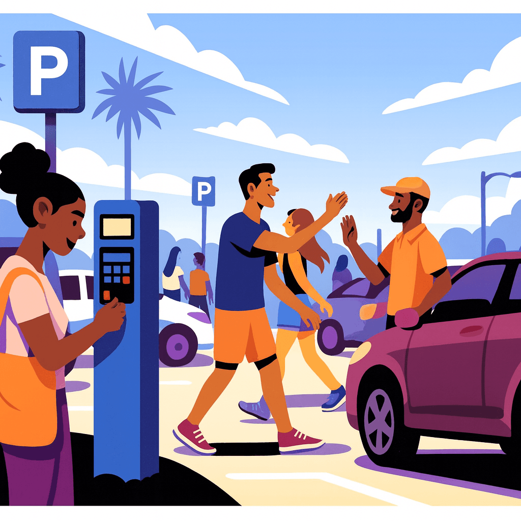 Illustration parking