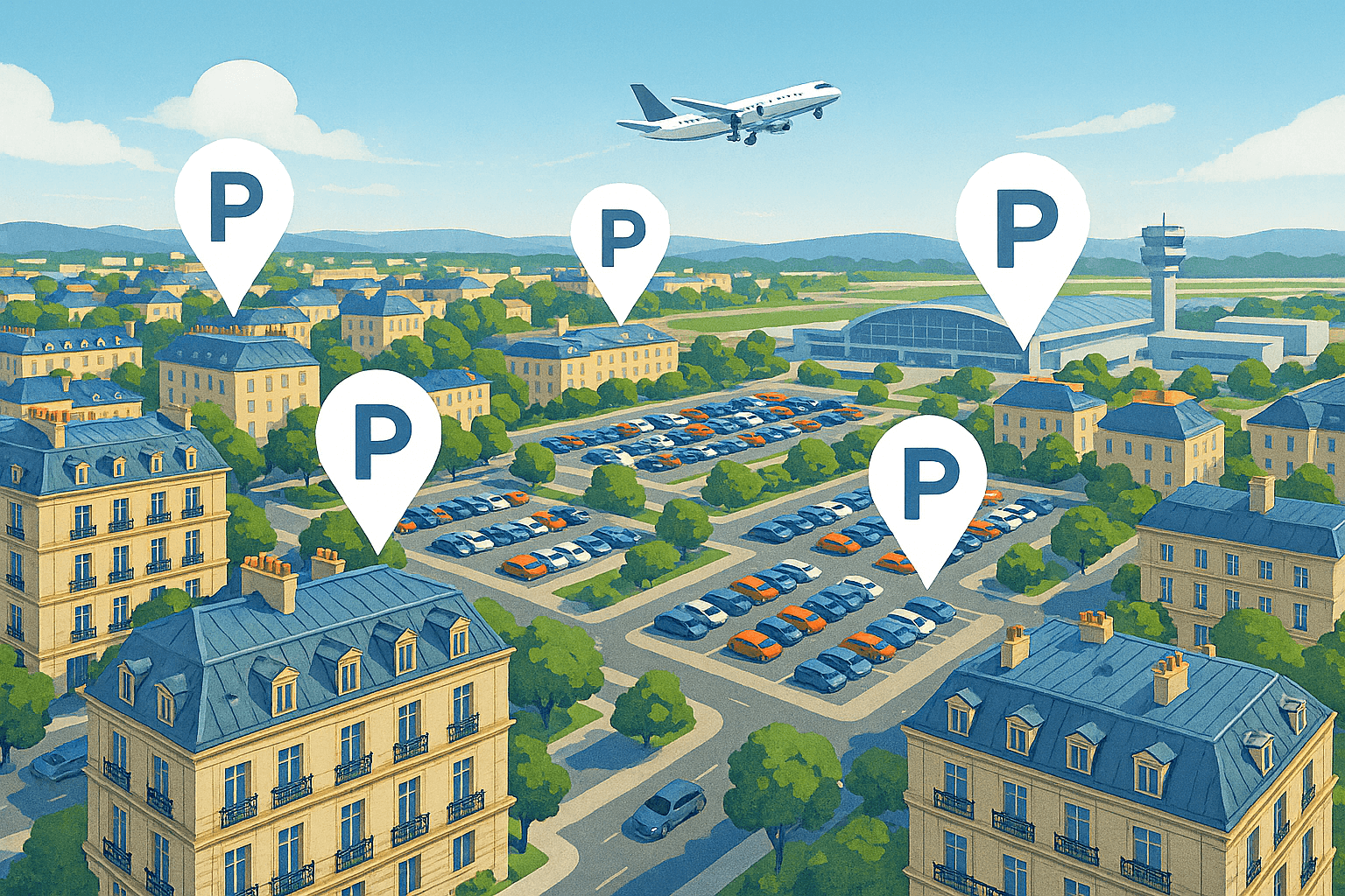 Comparaison de parkings proche aéroport